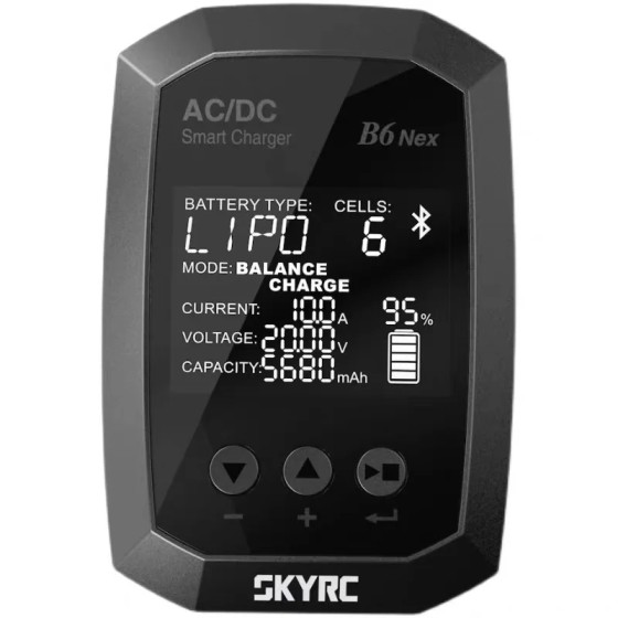 Hot Sales SKYRC B6NEX 200W Smart Balance Charger with Built-in and Mobile APP Control for RC Drone Battery Charger